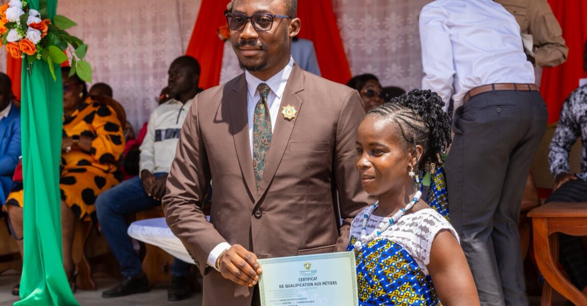 Remise des certificats de qualification aux métiers dans le Loh-Djiboua