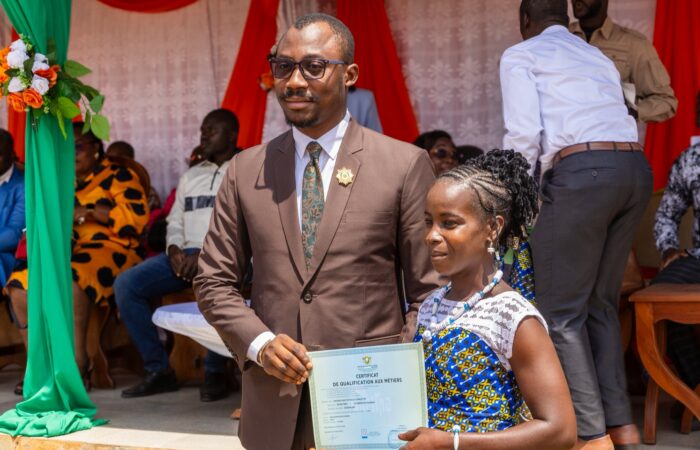 Remise des certificats de qualification aux métiers dans le Loh-Djiboua