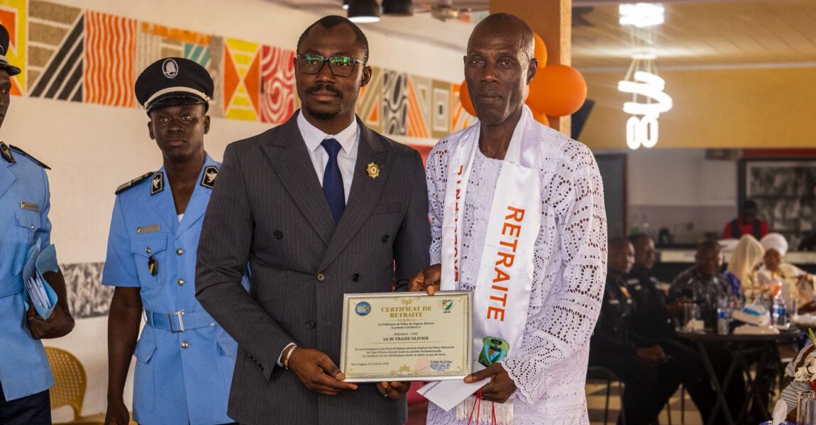 Parrainage de la cérémonie en l’honneur des policiers retraités du Gôh-Djiboua