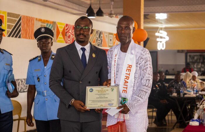 Parrainage de la cérémonie en l’honneur des policiers retraités du Gôh-Djiboua